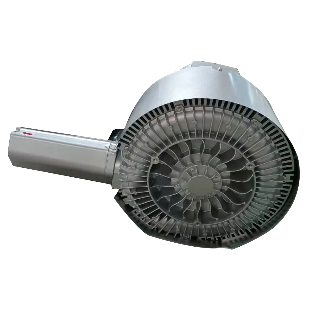 

Factory Manufacturer 15hp 11kw 305CFM 600mbar Double Stage Ring Blower for Farming