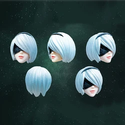In Stock TYMTOYS TYM154 1/12 2B Head Sculpt Cartoon Comic Head Carving Model Fit 6