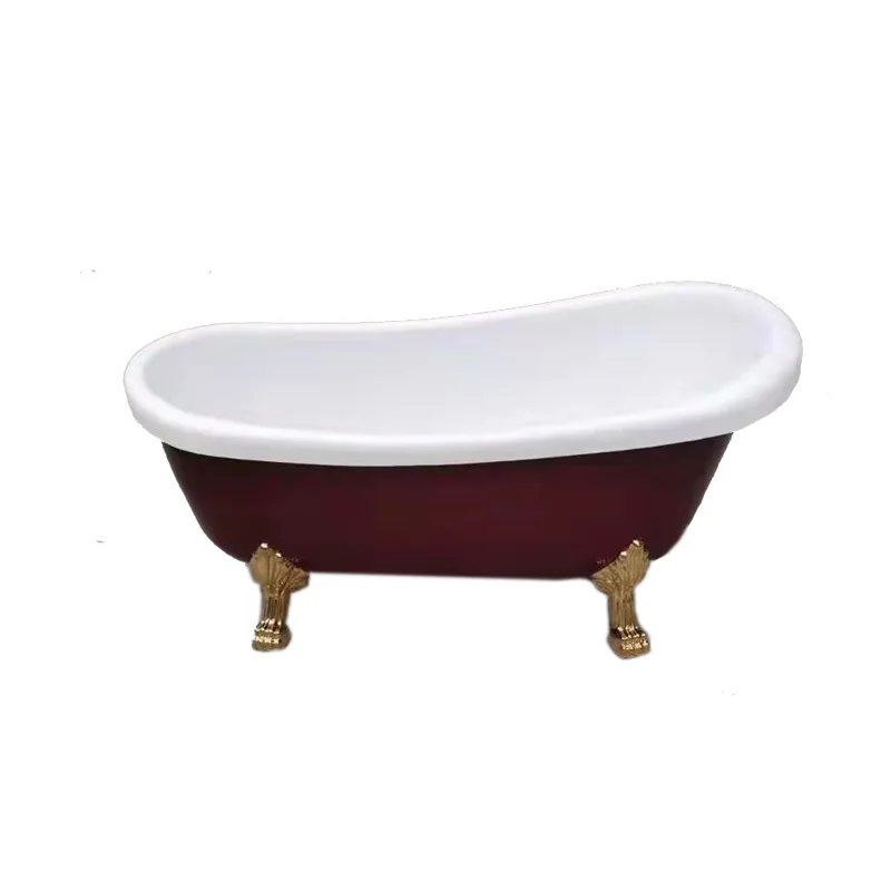 

Independent acrylic European princess bathtub Adult home retro American large bathtub Factory direct sales