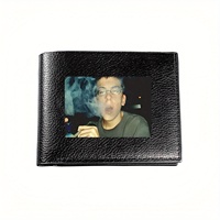 Teenage Boy Smoking Weed Business Mens Casual Elegant Simple Practical Quality Wallet Stylish Printing Graphic Creative Christma