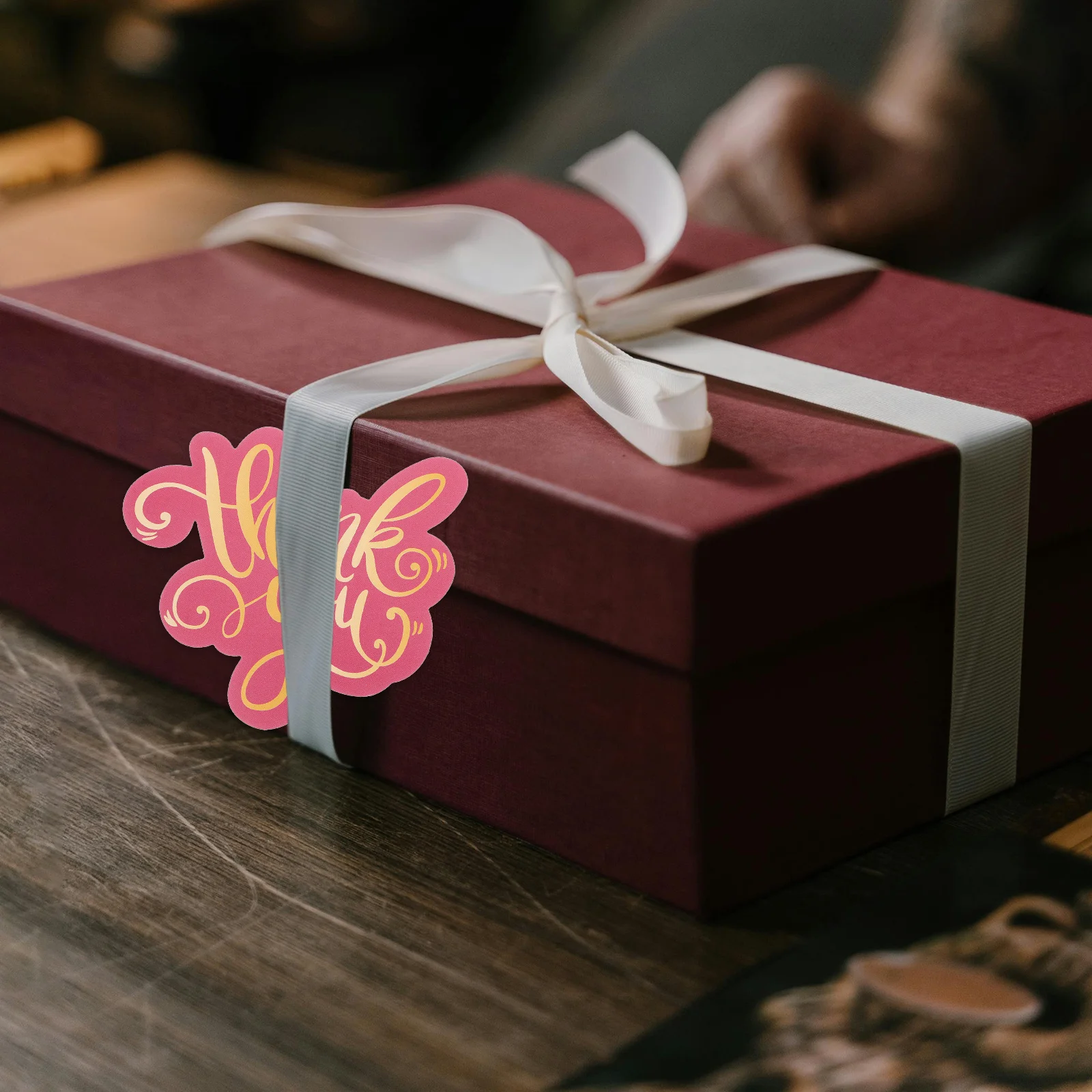 50pcs Thank You Cards Green Mini Size Cardstock For Small Business Customer Appreciation Present Decoration Stationery