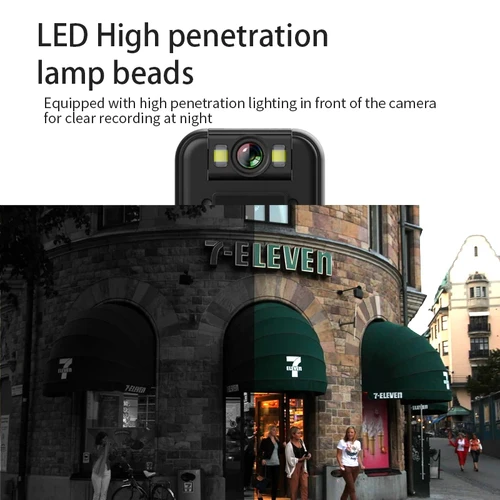 Imagen 2 del producto Mini cámara Ultra HD 4K WiFi, grabadora de vídeo Digital pequeña portátil, BodyCam de policía, videocámara en miniatura de visión nocturna infrarroja