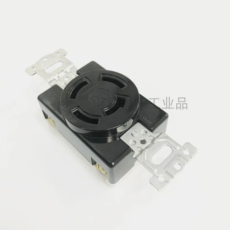 Japanese hidden socket WF2420BK/WF6420 American standard industrial socket 20A 250V