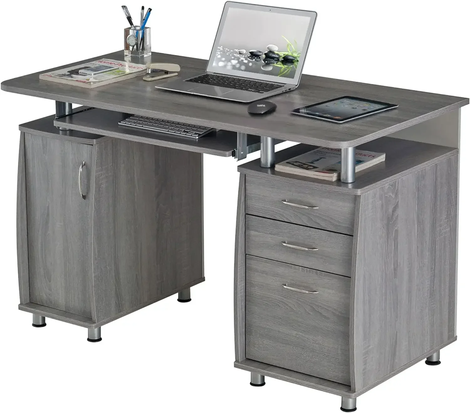 New Small Computer Desk in Gray
