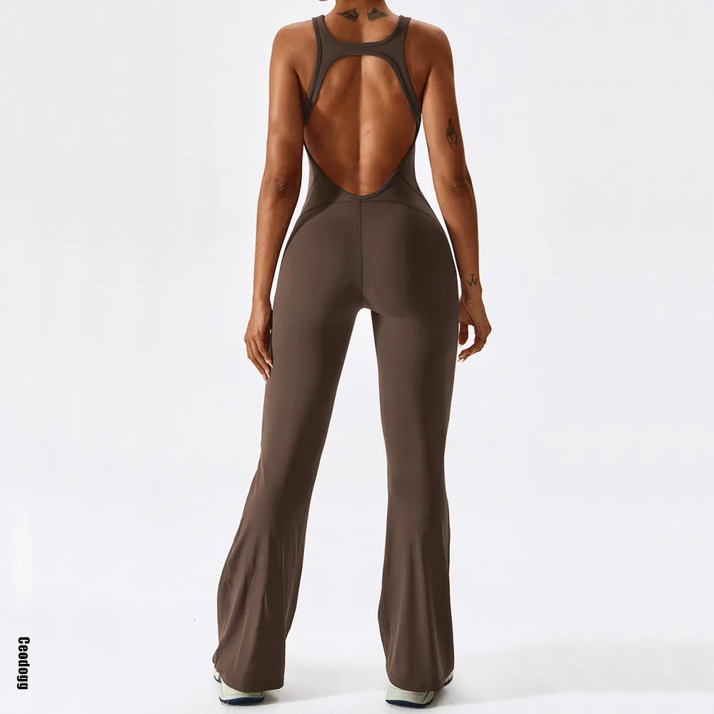 

Pad Jumpsuit Gym Set Women Training Yoga Suit Sportswear Women Sports Jumpsuit Fitness Rompers Stretch Workout Bodysuits XP226