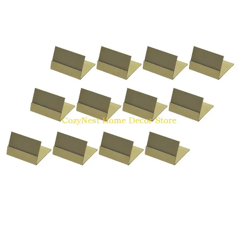 92mf 12pcs kartu meja berdiri Metal Holder Holder Rack Rack Room Accessories