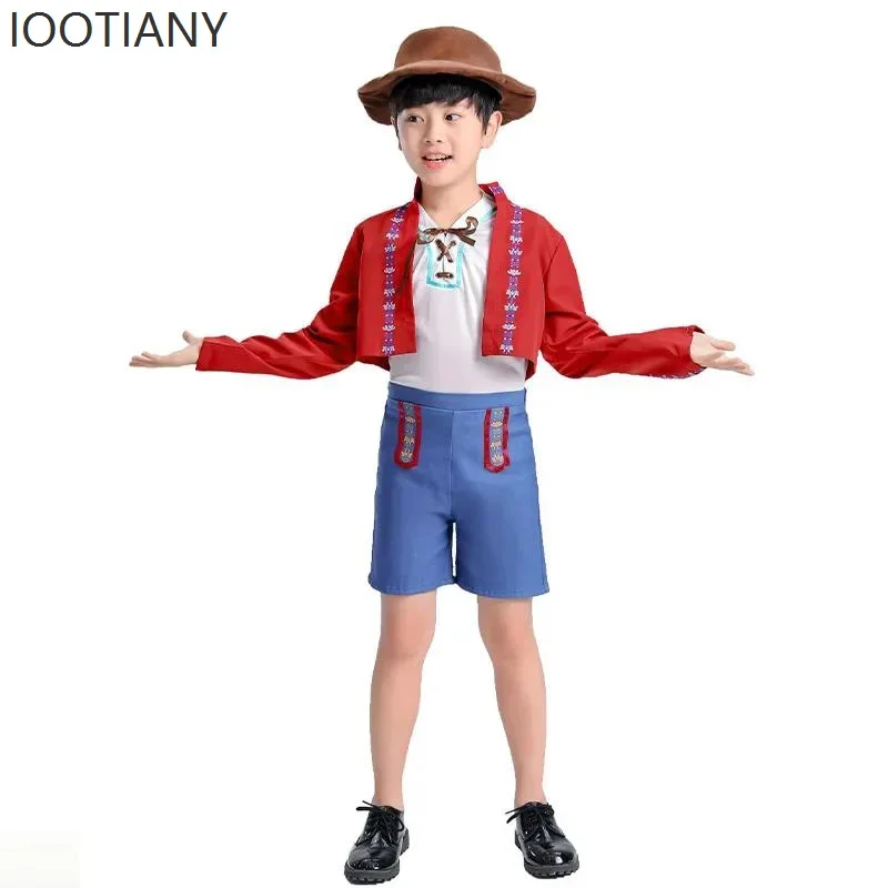 كوسبلاي مونيتش مهرجان أكتوبر كرنفال النمط الوطني للرجال ملابس الوالدين والطفل كرنفال حفلة مرحلة لعب الأدوار شركة البيرة الوطنية