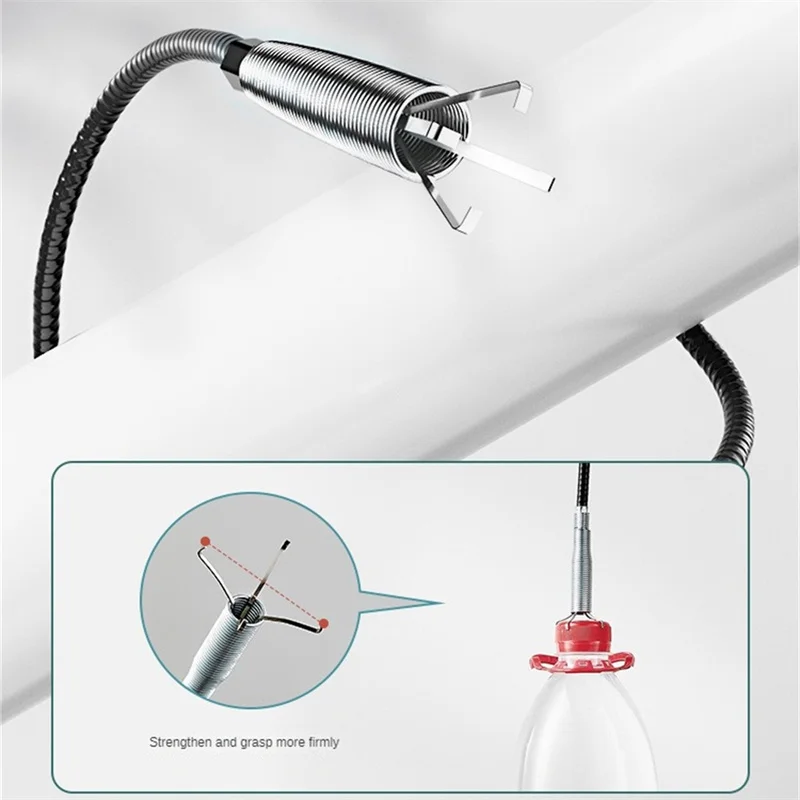 300CM/200CM/160CM Sewer Pipe Unblocker Snake Spring Pipe Dredging Tool Kitchen Bathroom Sewer Cleaning Tool Kitchen Accessories