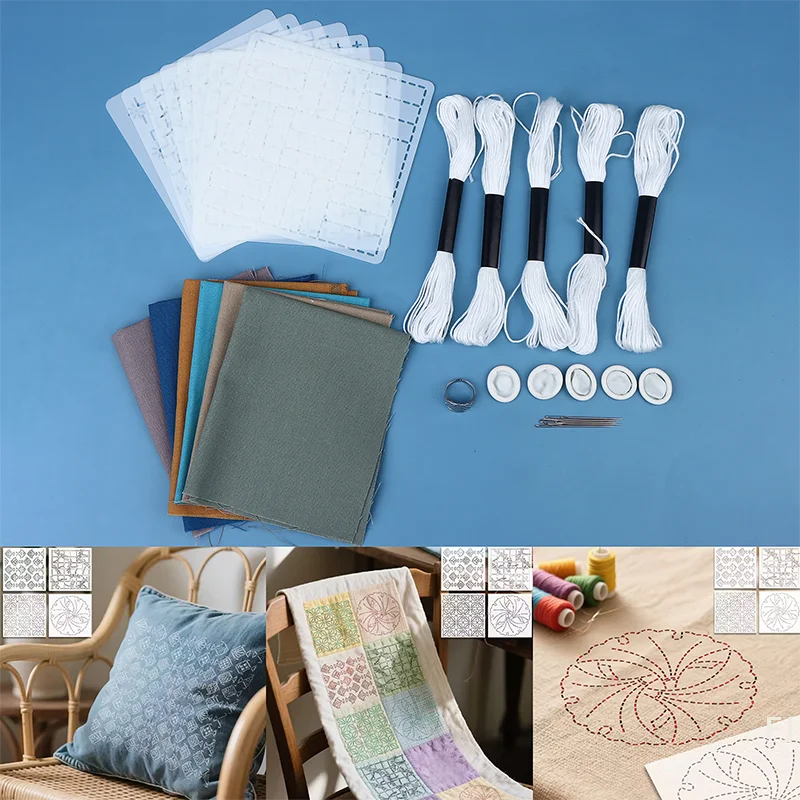 

[YU]8pcs/12pcs Embroidery Templates DIY Embroidery Pattern Quilting Templates Reusable PET Stencils For Quilting And Craft