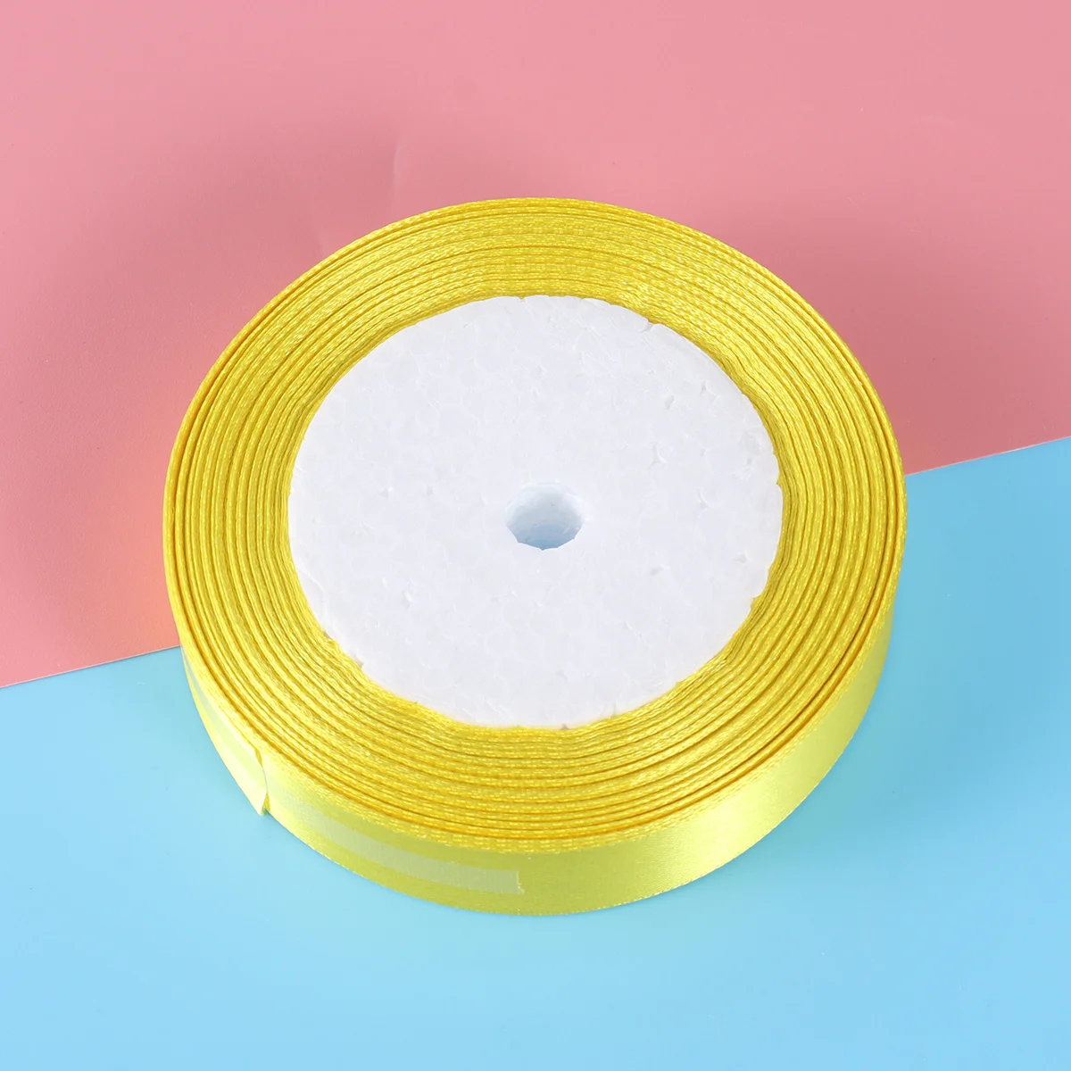 

10 Meter Christmas Grosgrain Ribbon Satin for Gift Wrapping Crafts Decoration DIY Appliques Yellow Grosgrain Ribbon