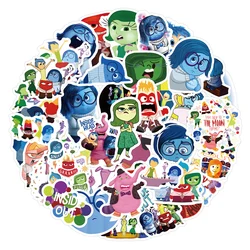 10/30/50pcs Disney Inside Out Anime Stickers Waterproof DIY Suitcase Luggage Car Funny Cartoon Waterproof Sticker Decals for Kid