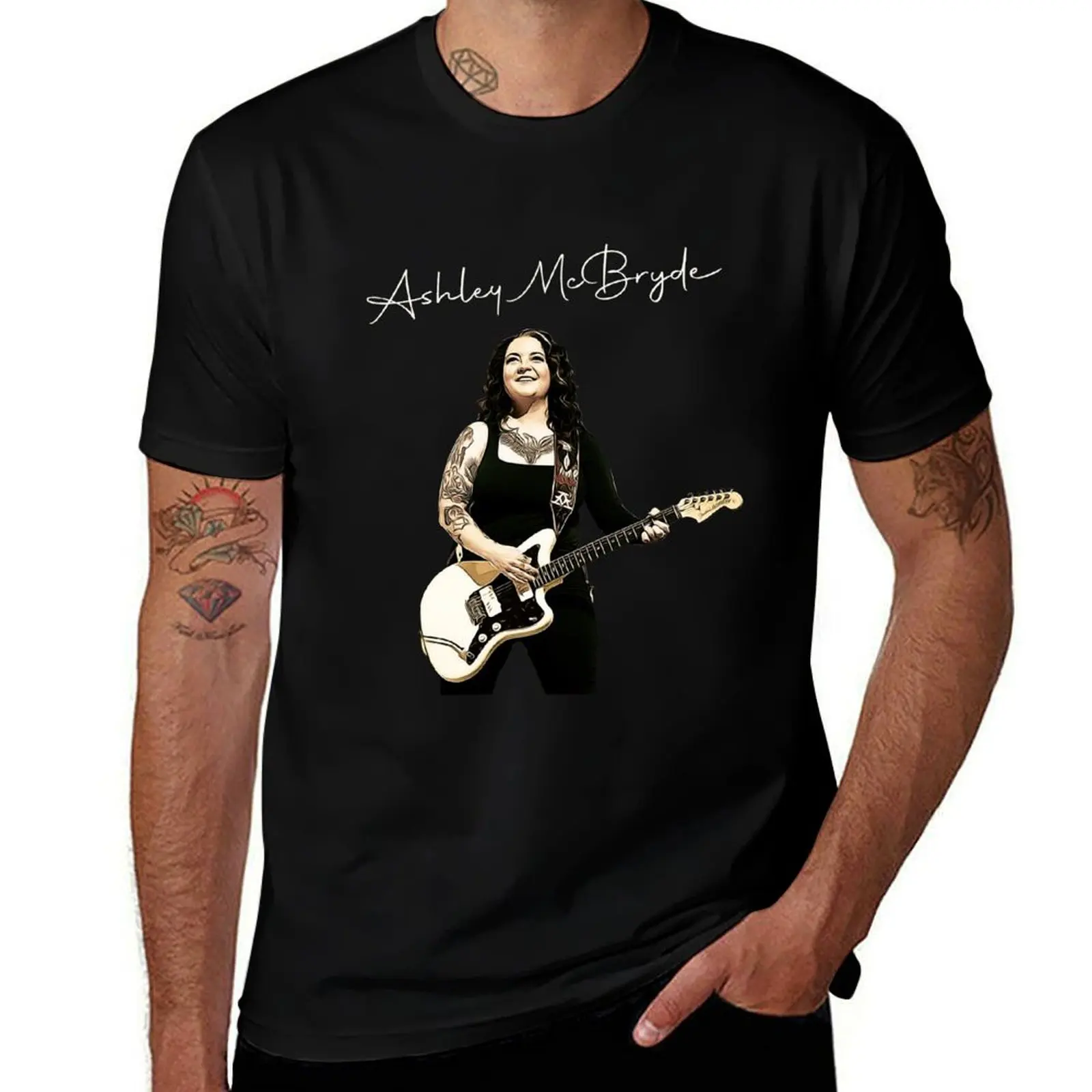 

Ashley Mcbryde Singer T-Shirt man t shirt luxury t shirt personalised cotton tshirt 100% T-shirt