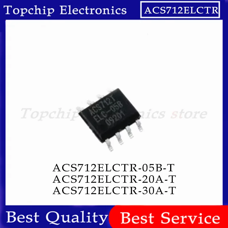 10pcs ACS712ELCTR-20A SOP-8 ACS712-20A ACS712T ACS712TELC-20A ACS712 ACS712ELCTR-05B ACS712ELCTR-30A ACS712ELC-30A IC