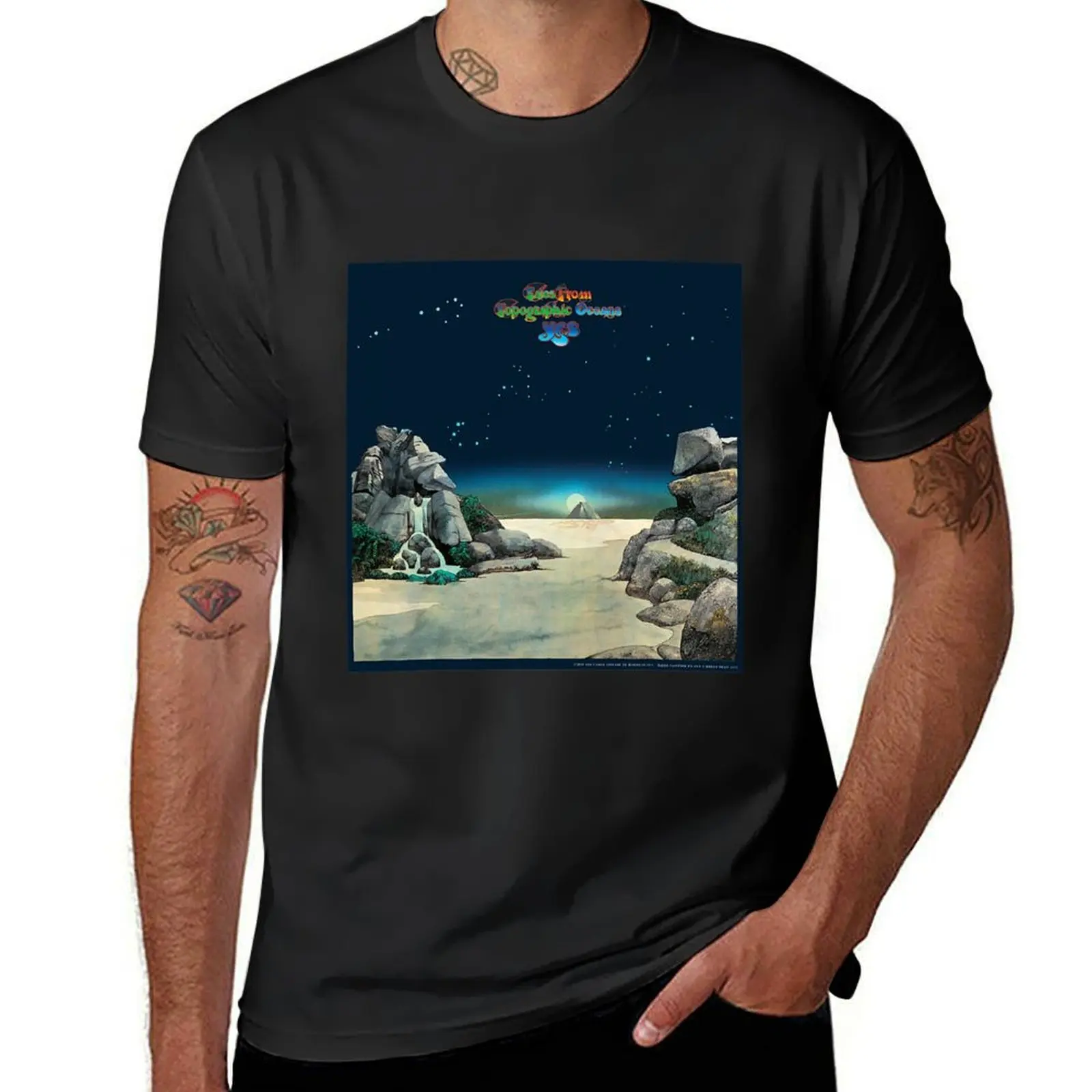 Yes - Tales From Topographic Oceans T-Shirt oversizeds vintage funnys cute clothes mens t shirts casual stylish