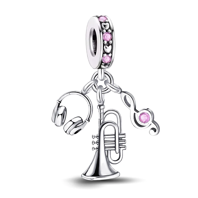 925 Sterling Silver Fashion Tool series Car Ship Helicopter Charms Beads Fit Original Pan Bracelets Bangles Fine Jewelry Gift
