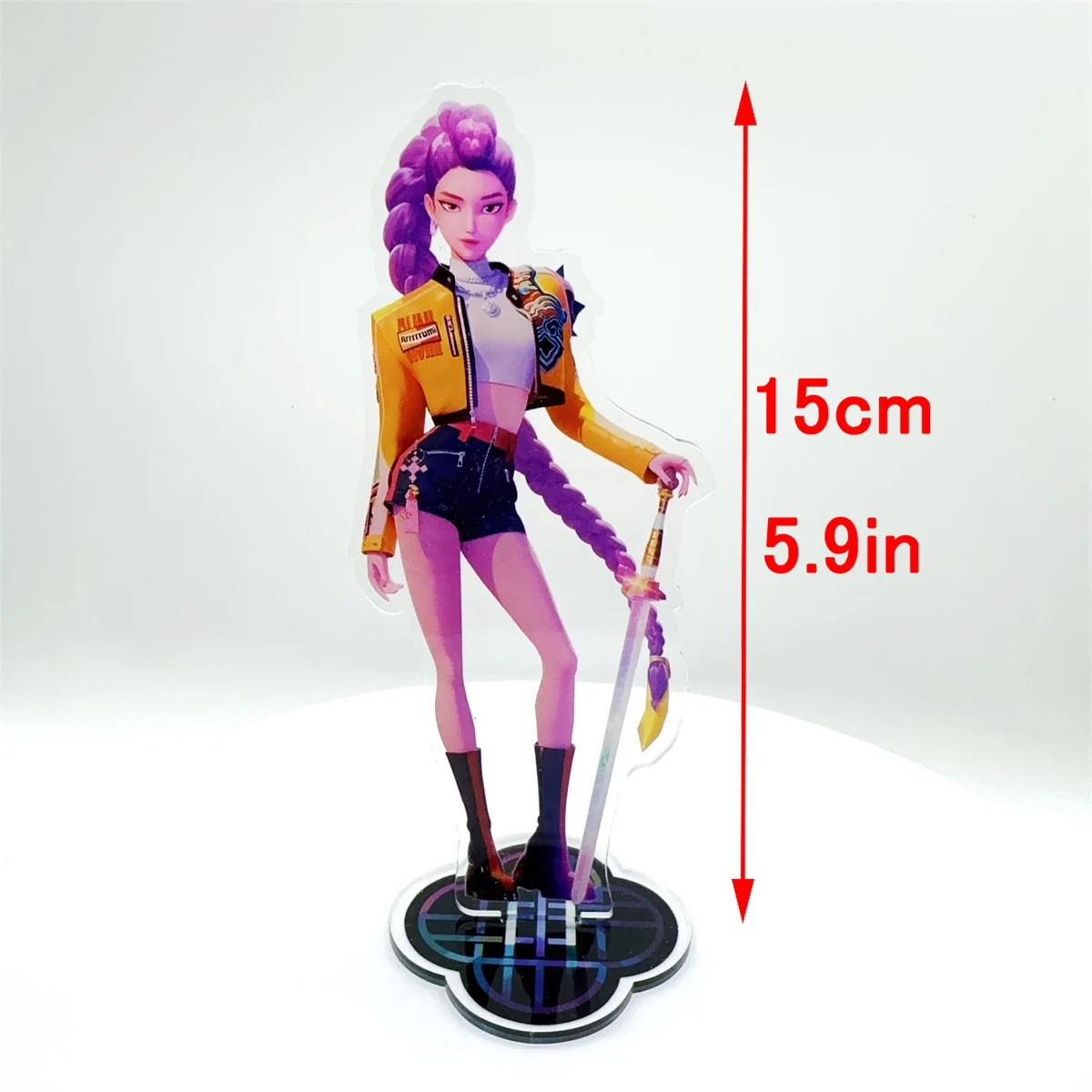 أنيمي KPop شيطان الصيادين الشكل الاكريليك حامل نموذج رومي ميرا زوي عيد ميلاد منضدية الديكور عيد الميلاد المشجعين الهدايا 15 سنتيمتر #4