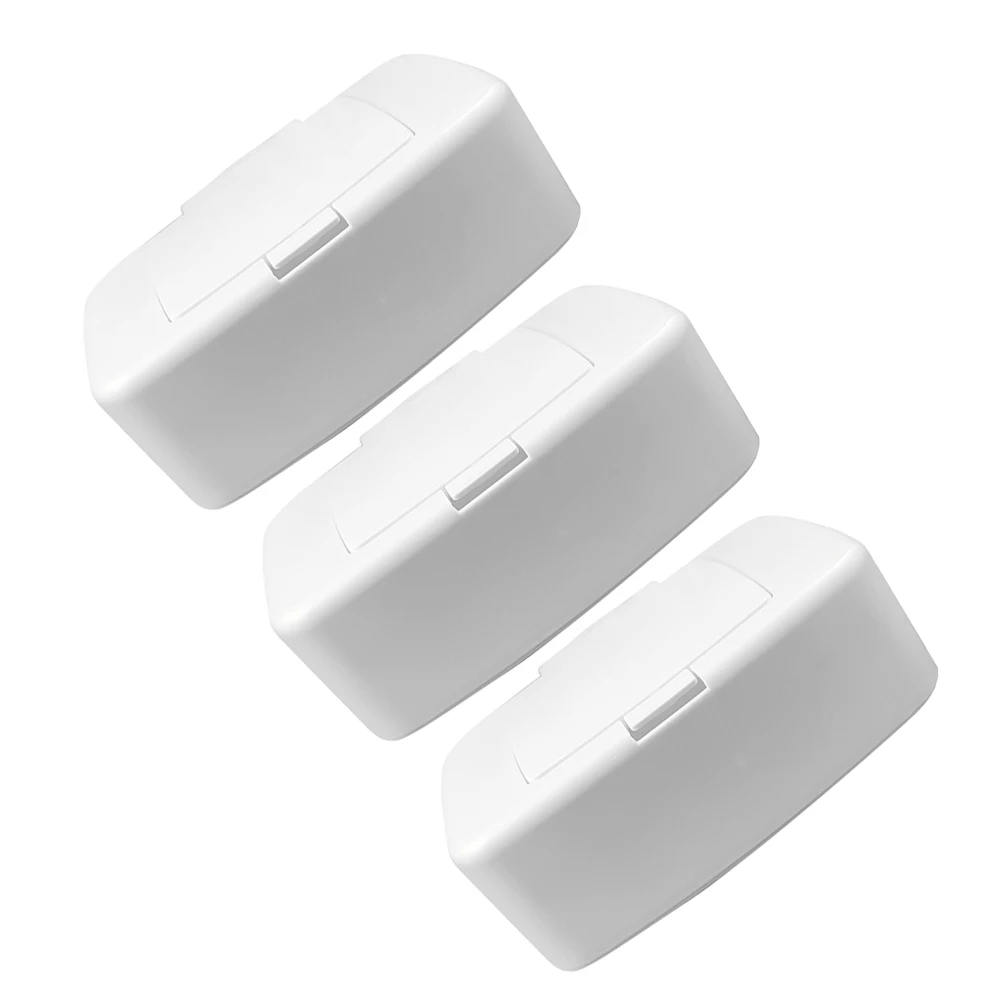 

3Pcs Wet Tissue Storage Box Moistureproof Napkin Dispenser Rectangular Holder for Household Office Living Room Desktop