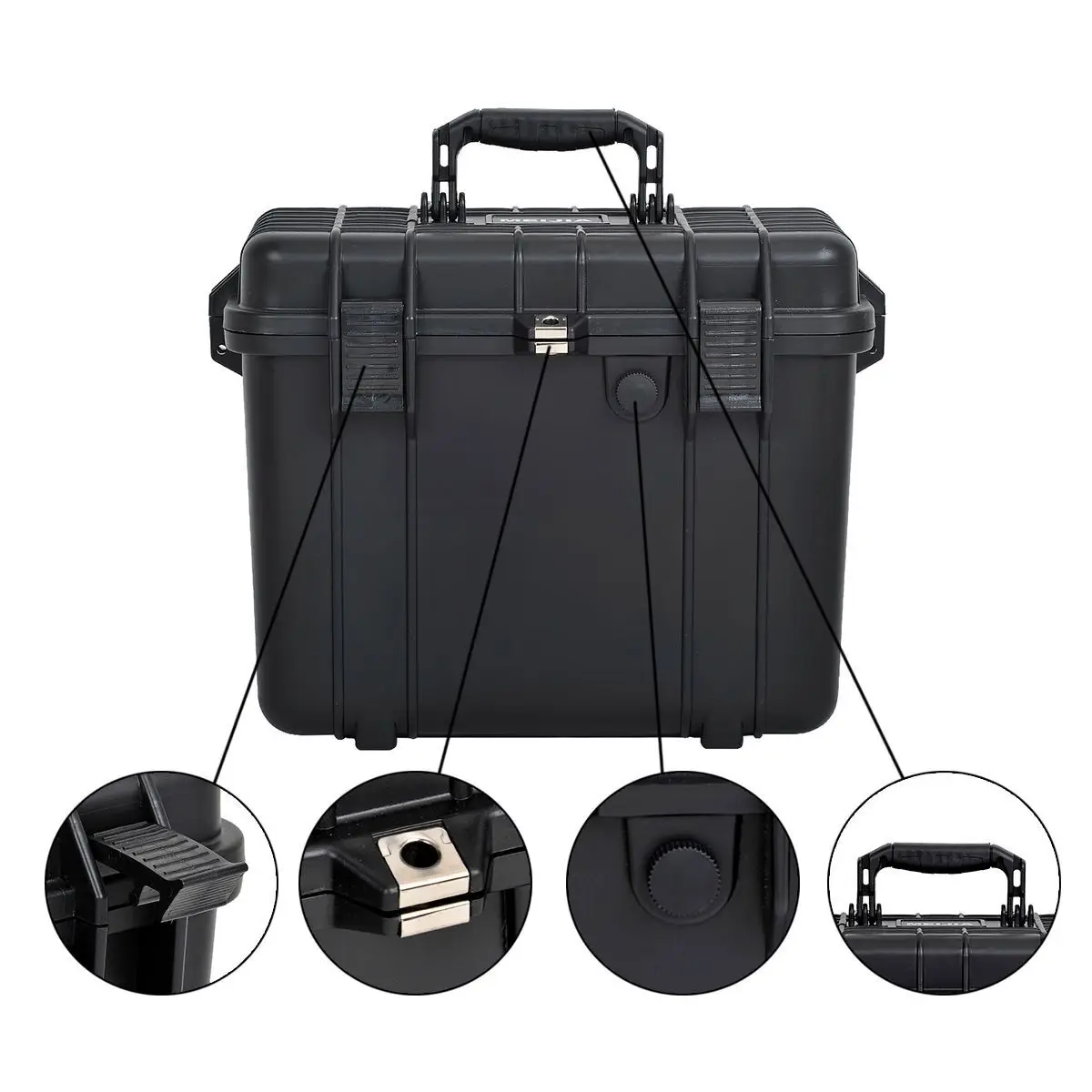 Safety Box Plastic Protective Case Waterproof Seal Pressure-resistant Cutting Sponge Carrying Case Instrument Tool Box