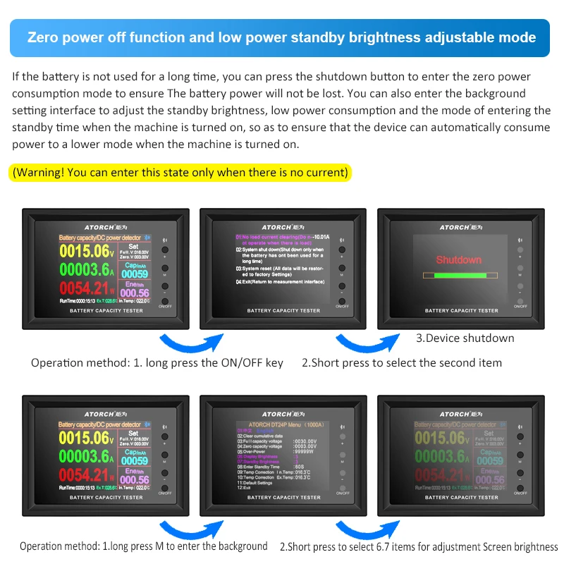 DC8-240V/0~1000A DT24PW Digital Display DC Power Supply Voltmeter Ammeter Battery Capacity Tester Battery Fuel Gauge Meter