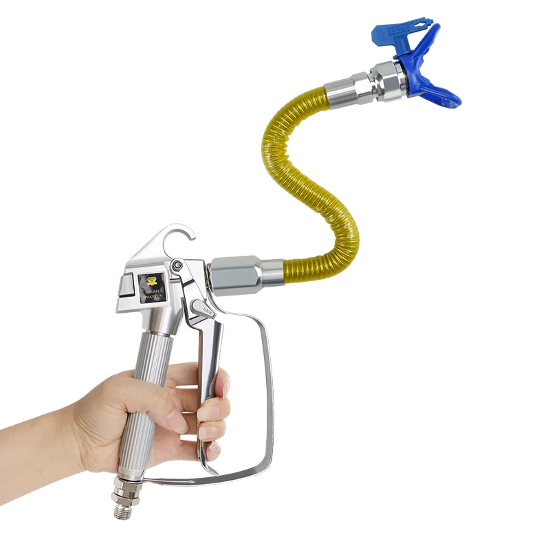 

Airless Paint Sprayer Gun Extension Rod Flexible toChange Direction Freely Stainless Steel Universal Spraying Machine Extension