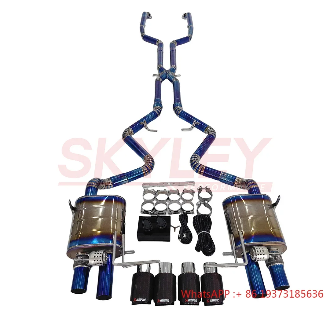 High Quality Car Full Set Titanium Exhaust System With Exhaust Muffler For Bmw E92 E90 M3