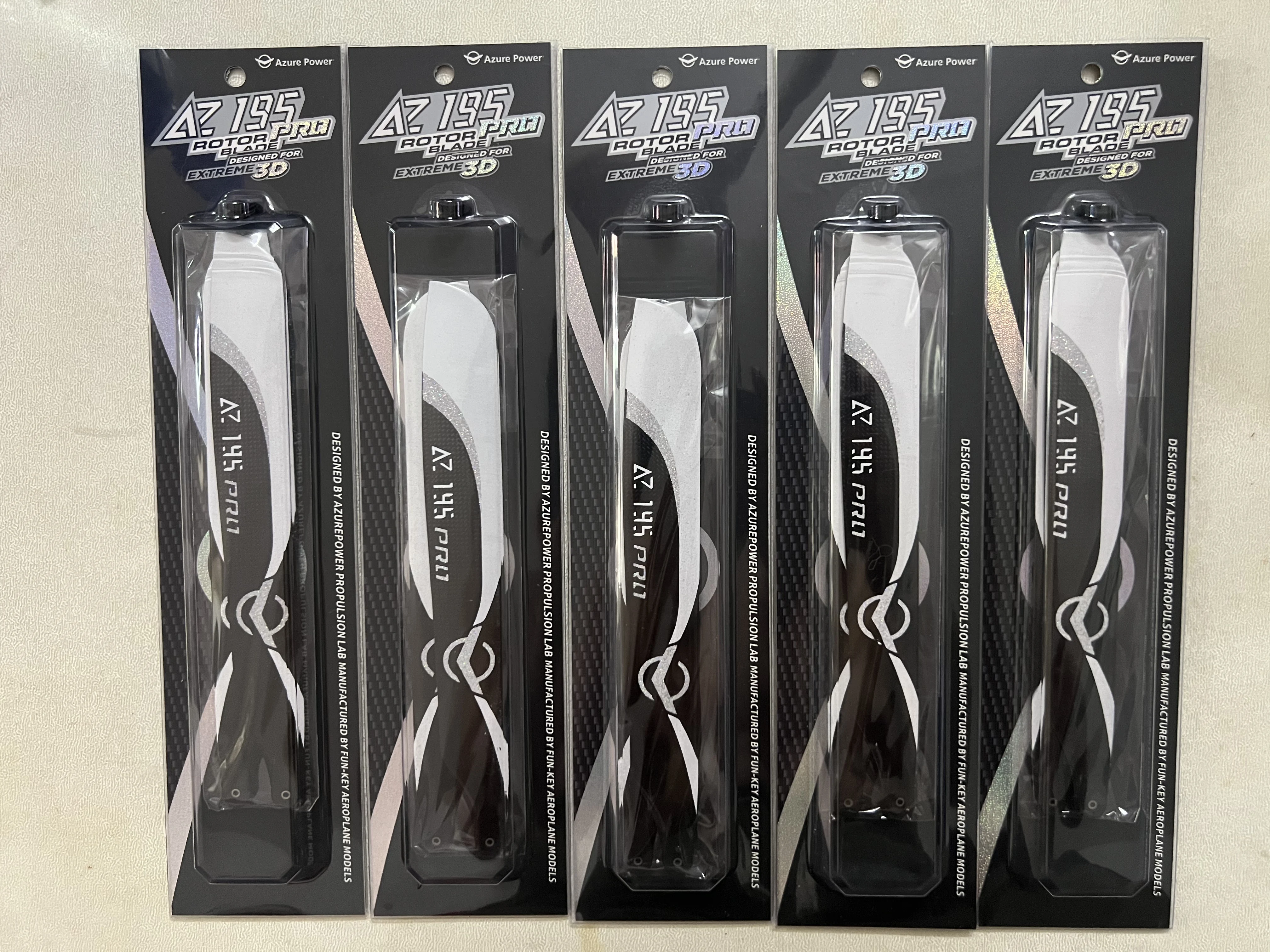 Azure power AZ45 AZ195 Pro Carbon Fiber Main Blades For XLPower Stratos 200 Goosky S2 Max Ultra M2 Helicopter RC