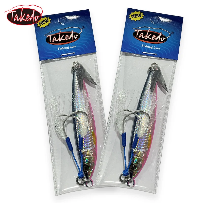 TAKEDO JY01 Señuelo de Jigging Metal UV con Vientre Luminoso - imagen 5