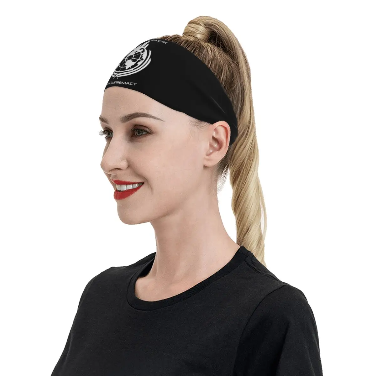 Helldivers Sweat Headband Headscarf Shooting Game Hair band Yoga Running Sweatband Sports Safety for Women Men