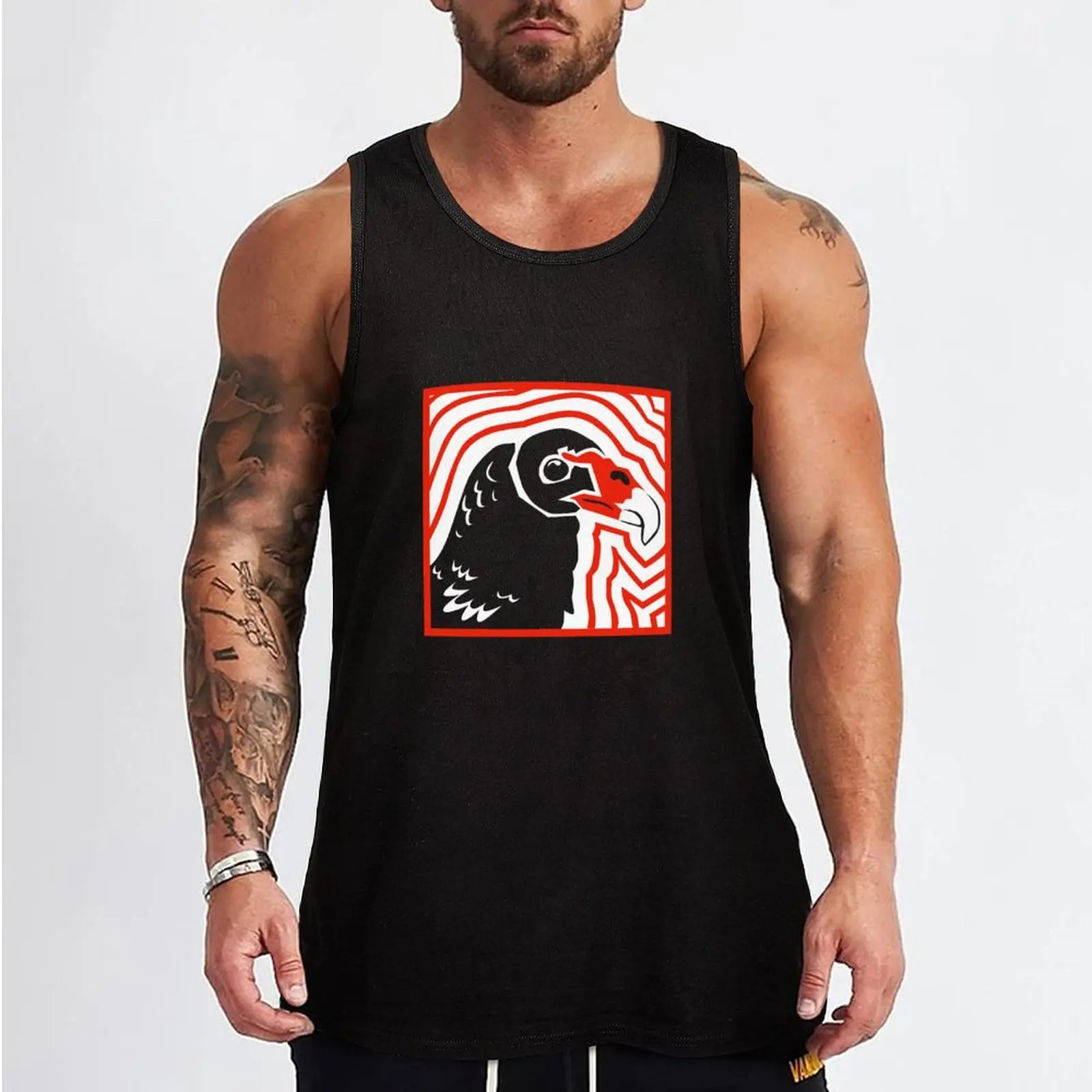 Love for the Unloved - Turkey Vulture Tank Top t shirt gym gym t shirt men Japanese t-shirt