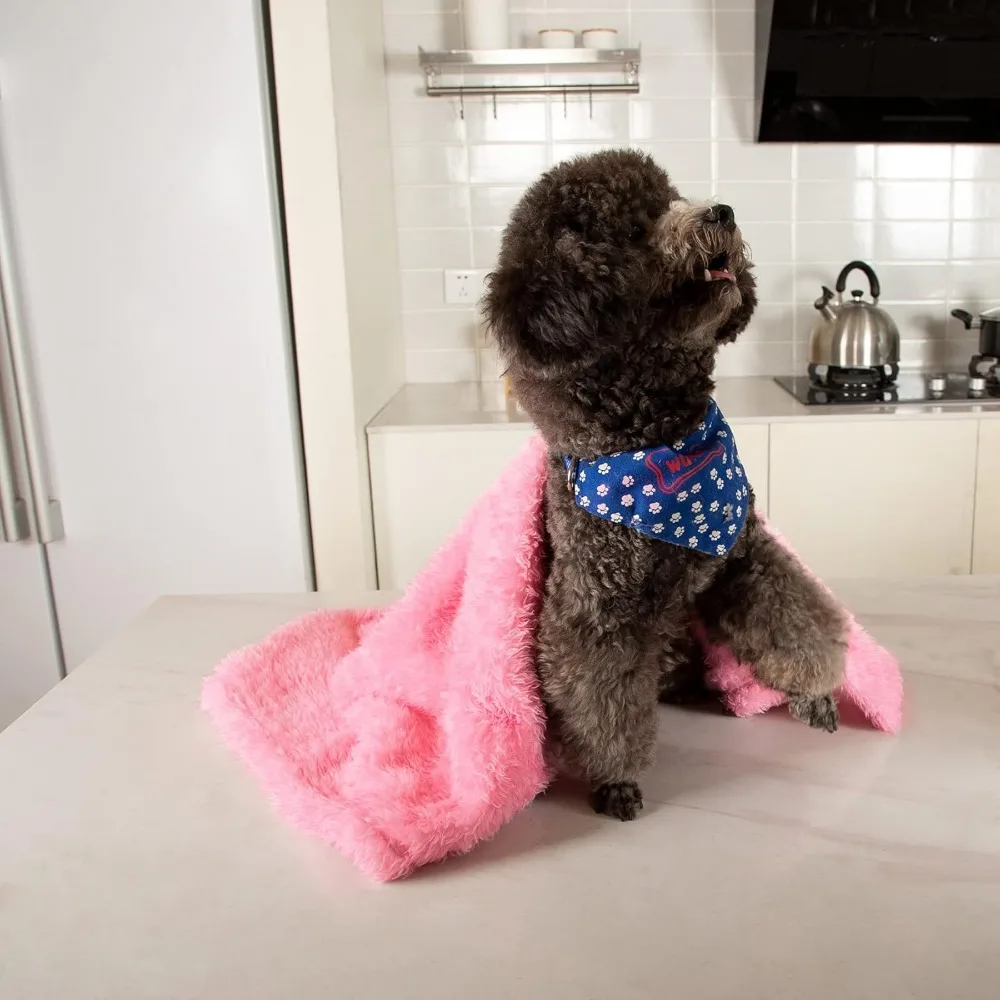 Fluffy Fleece Dog Blankets,Warm Soft Fuzzy Pets Blanket for Puppy,Small,Medium,Large Dogs and Cats,Plush Pet Throws for Bed,Cou