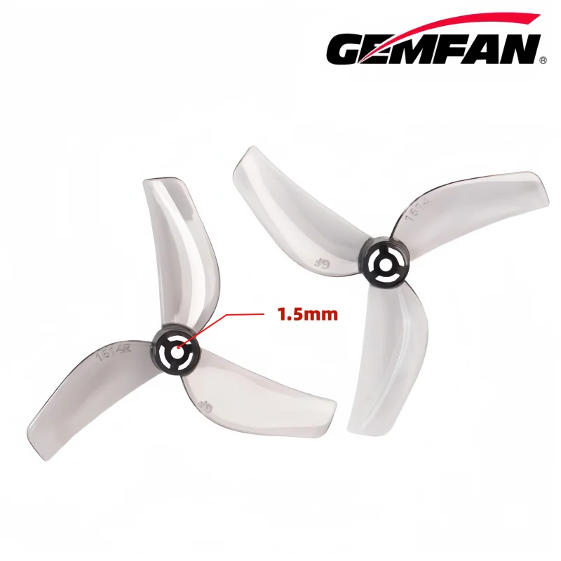 Afbeelding 6: 4pairs Qianfeng 1614-3 tiny propellerblad, tinywhoop flight design FPV drone propellerblad 1.0/1.2/1.5mm diafragma