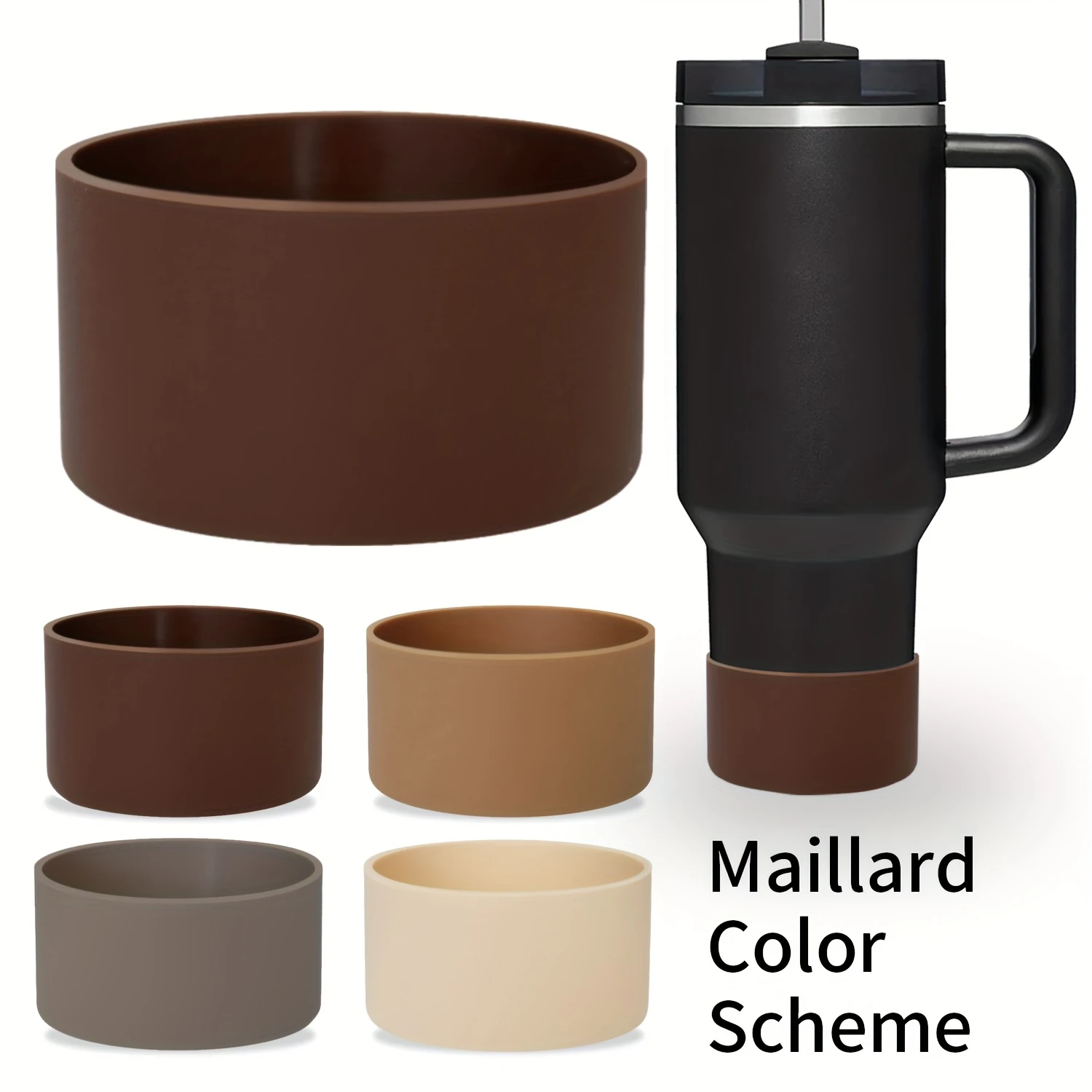 Quencher H2.0 40 30 20 Oz & IceFlow Flip 30oz 20oz, BPA 프리 스크래치 방지, 컵용 2pc 4 색 실리콘 보호 부츠