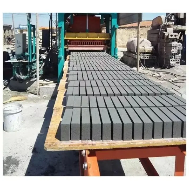 Automatic Concrete Block Machine Hydraulic Brick Production Line Industrial Manufacturing Equipment