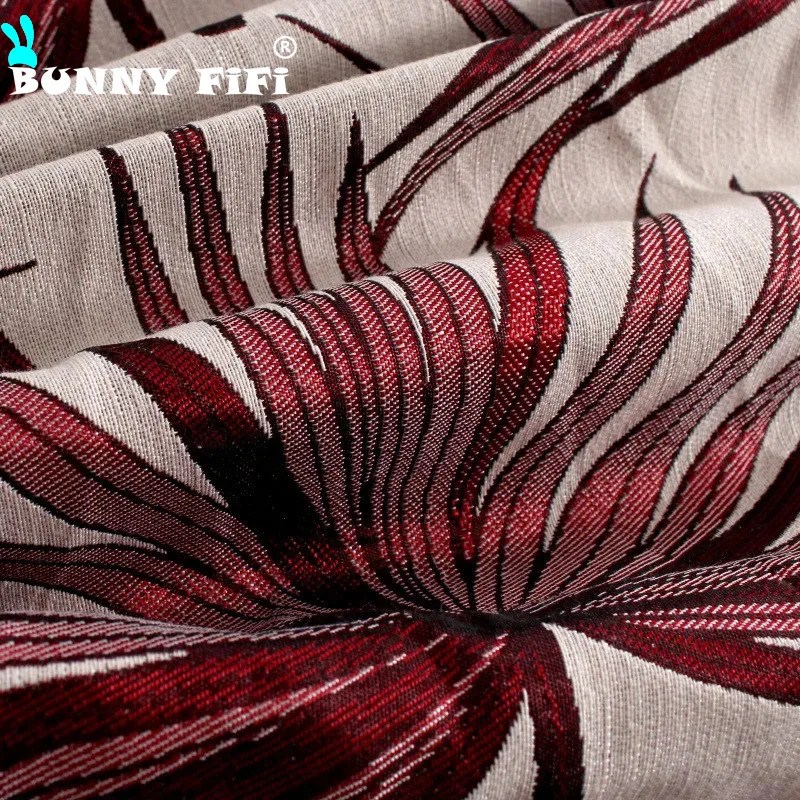 45*45CM Cushion Cover Jacquard Palm Leaves Pillowcase New Year Home Sofa Decorative Throw Pillows cojines