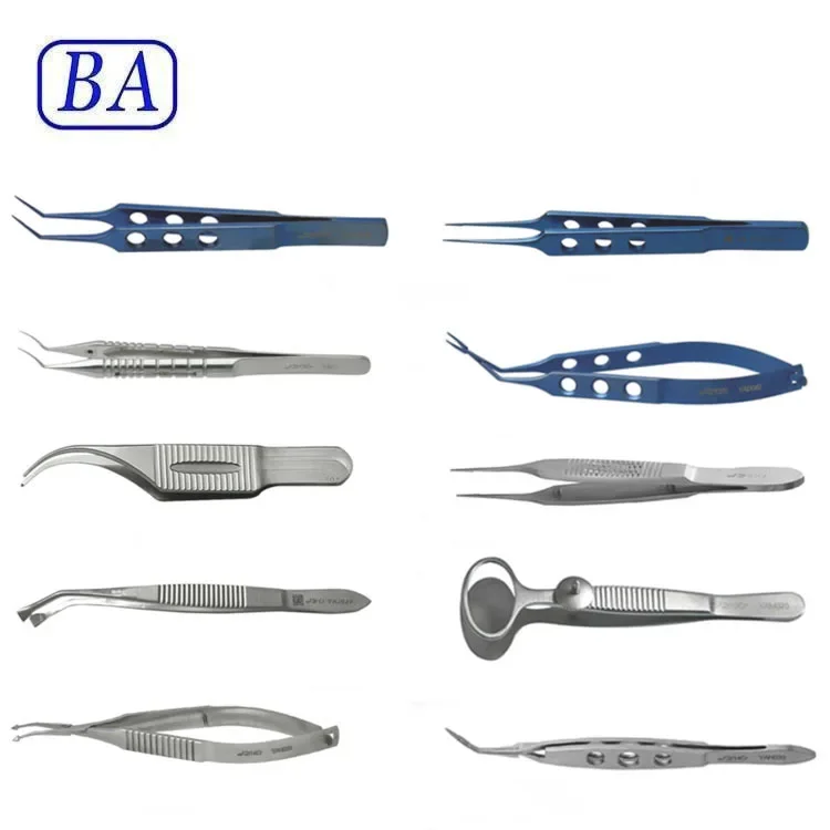 Instrumentos cirúrgicos oculares médicos profissionais