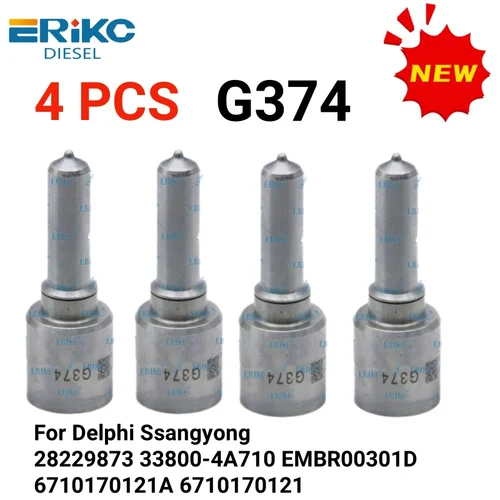 Boquilla de combustible diésel L374PRD L374PBD H374 G374 boquilla rociadora para Ssangyong 28229873 33800-4A710 EMBR00301D A6710170121