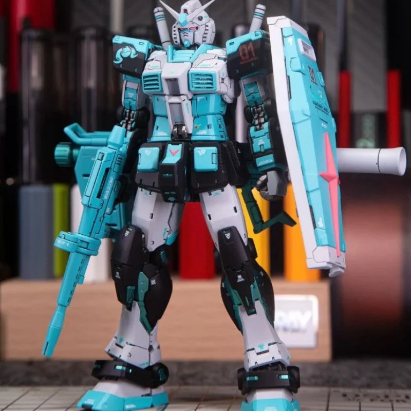 

Hot Gaogao Rg 2.0 Rx-78-2 Miku Ver. Action Figure Uc Anime Figures 1/144 Scale Assembly Model Kit Plastic Kids Toy Birthday Gift