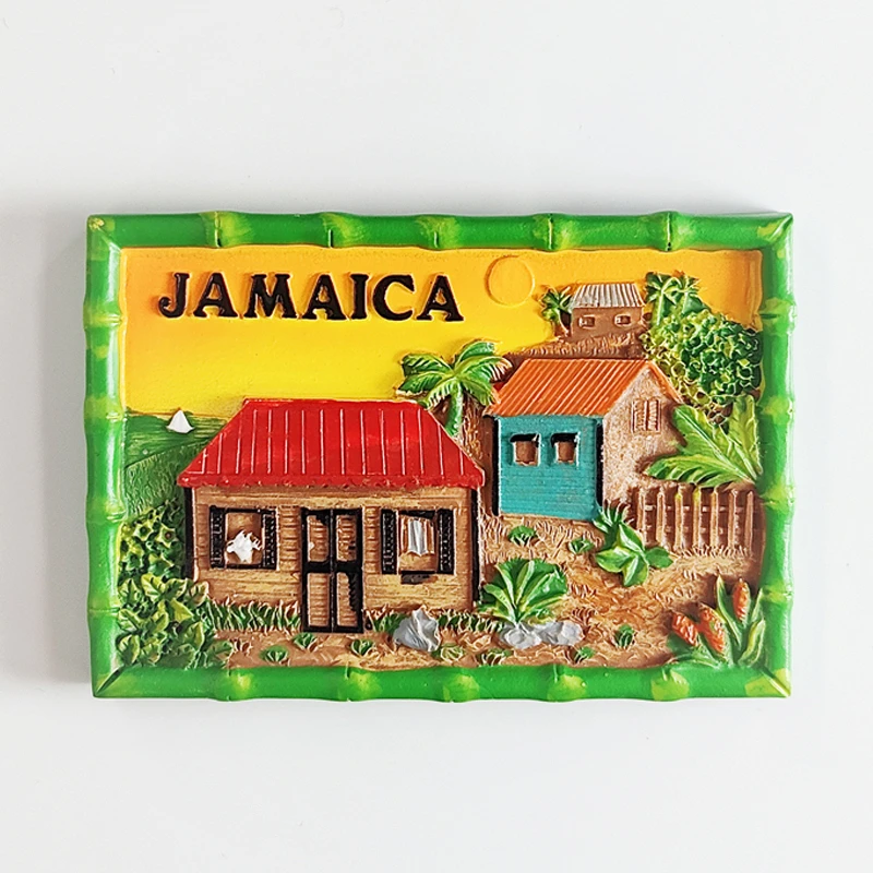 Jamaica Travelling Souvenirs Fridge Magnets Home Decor Refrigerator Stickers Wedding Gifts Photo Wall Magnetic Stickers