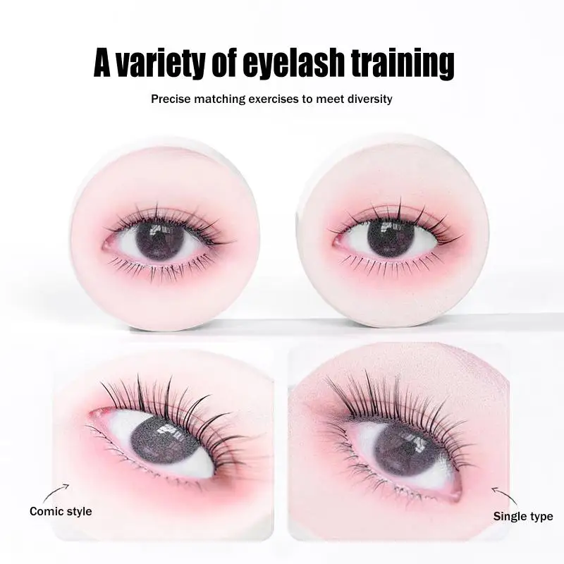 1/3/5pcs Eyelash Extension Training False Eyelash Display Eyelash Maker Model