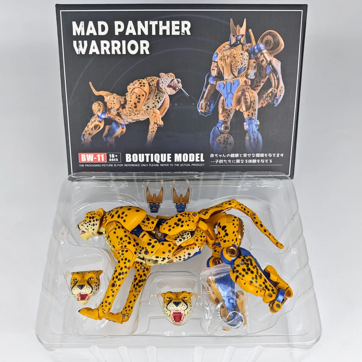 In Magazzino Giocattoli di Trasformazione BW-11 BW11 MP Cheetor KO Beast Man Power Warrior Collezione di Bambole Regalo Action Figures