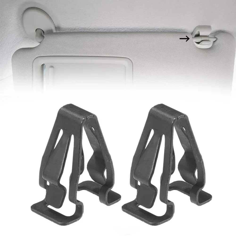 2x Sonnenblendenclip DS7Z 9904132 A für Ford für Mustang für Fusion für Transit 2024, heißer Verkauf, brandneu und hochwertiger Rabatt