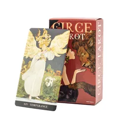 2024 nuove carte dei tarocchi Circe 10.3*6Cm 78 pezzi carta da gioco da tavolo divinazione Fate Deck per la festa in famiglia