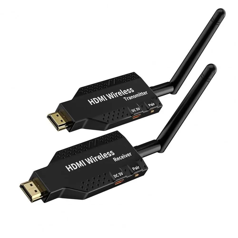 

Portable No-Networking HDMI-compatible Wi-Fi Display Receiver Plug Play Wide Use Video Transmitter Office Accessory