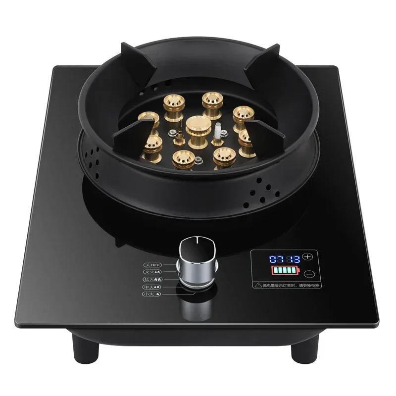 7.2KW gas stove single stove liquefied petroleum  desktop embedded single natural stove household fierce fire