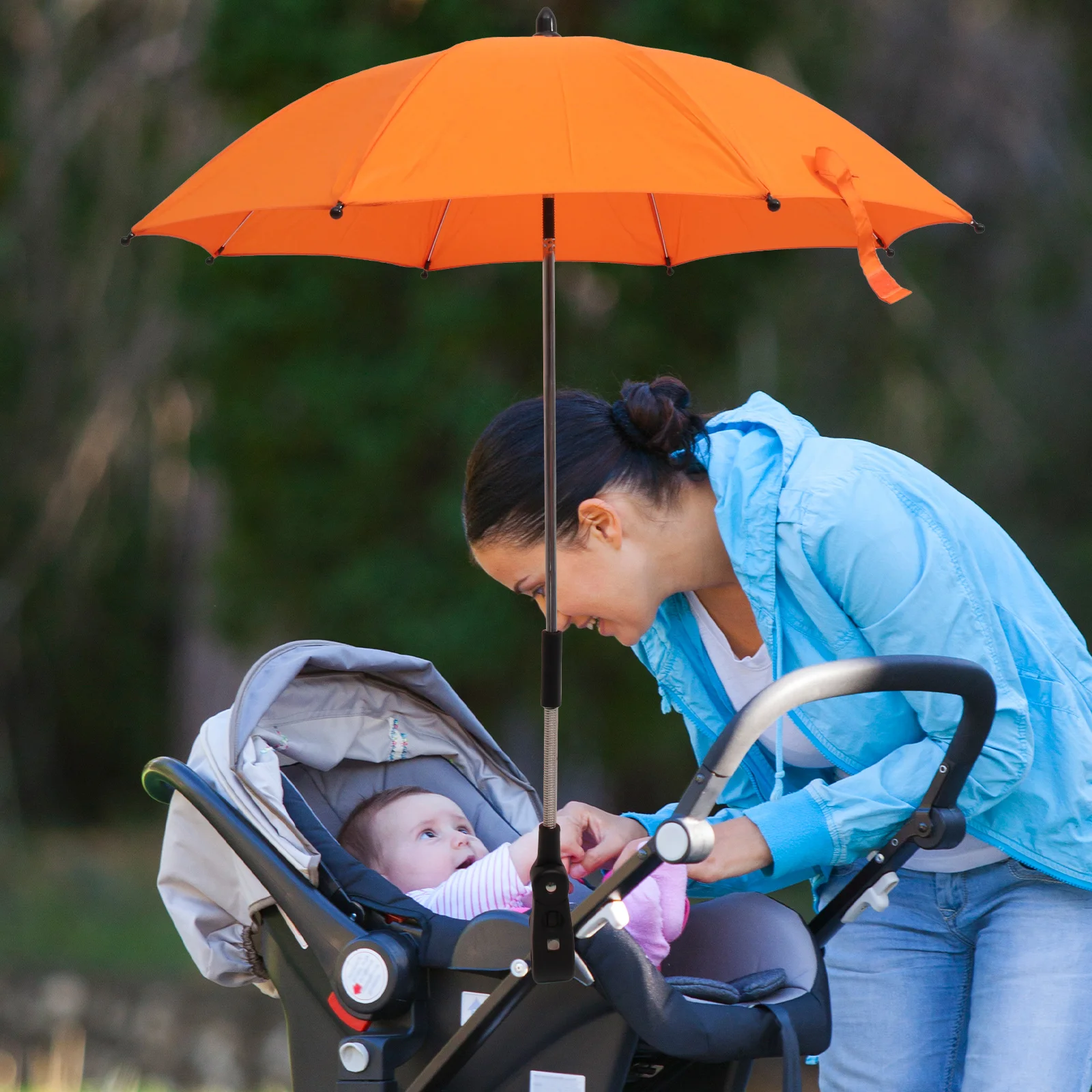 

Easy to Install Adjustable Umbrella Holder Uv Protection for Baby Stroller Pram Pushchair Wheelchair Pram Umbrella