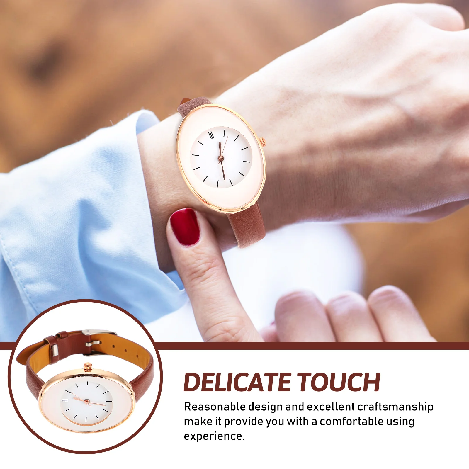 

Quartz Watches Women Casual Fashion Stylish Wrist Fashionable Case Material: Alloy Adjustable Belt for 's