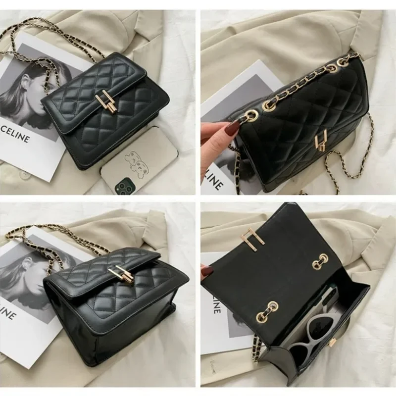 Lady New Released Fashion Ladies Handbag Small Square Bag Crossbody Bags Female Shoulder Messenger Bag