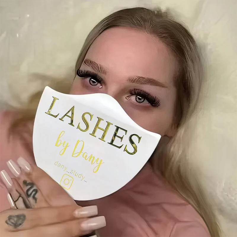 Adereço para técnico de cílios, mídia social, rosto, foto, adereços, extensão de cílios, portátil, personalizado, salão de beleza, ferramentas de exibição