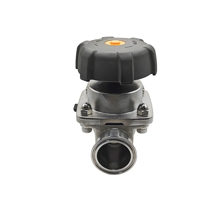 Sanitary Quick Install Diaphragm Valve 316L Stainless Steel Tri-Clamp for Beer, Dairy Products