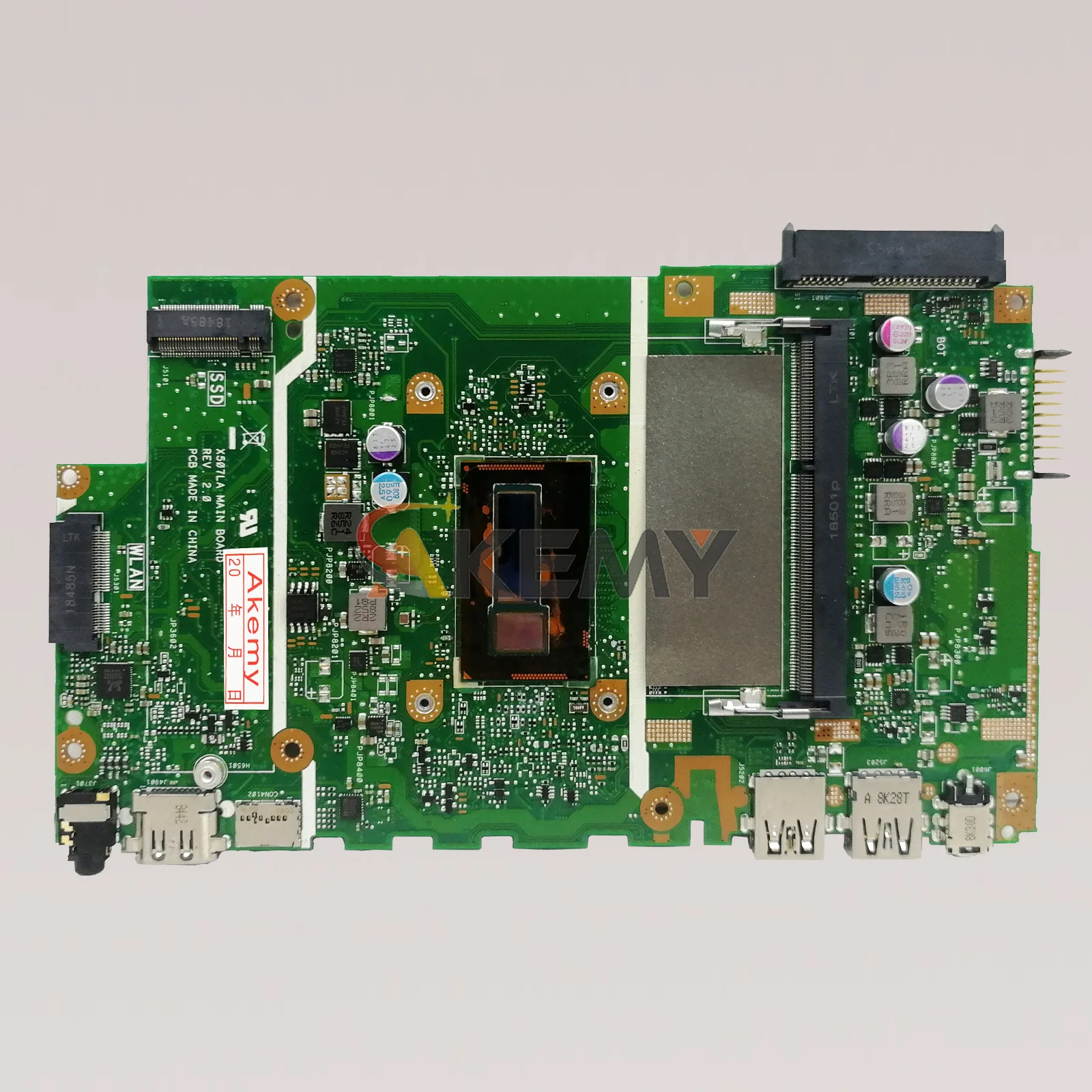 X507LA Laptop Placa-mãe Para ASUS VivoBook A507L X507LA R507L F507L X507L Notebook Mainboard W/I3 I5 I7 CPU testes OK navio rápido